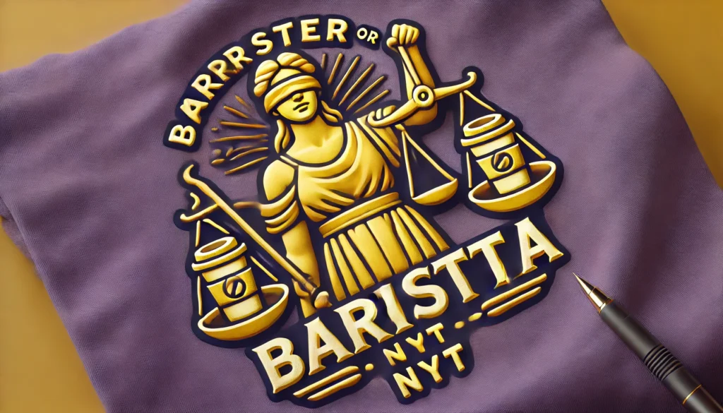 Barrister or Barista NYT