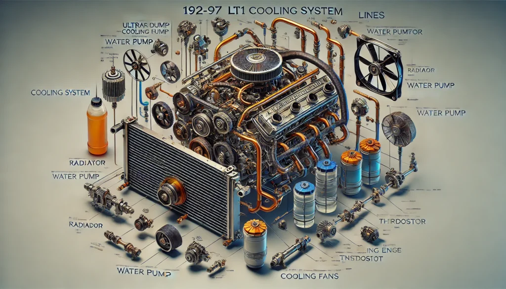 192-97 LT1 Cooling System Lines