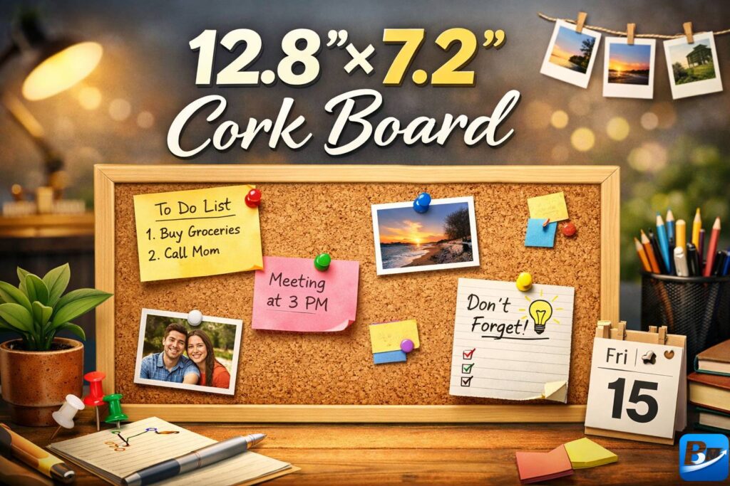 12.8 7.2 Cork Board