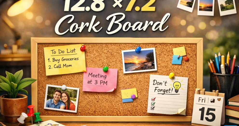 12.8 7.2 Cork Board