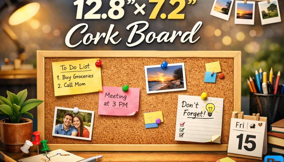 12.8 7.2 Cork Board