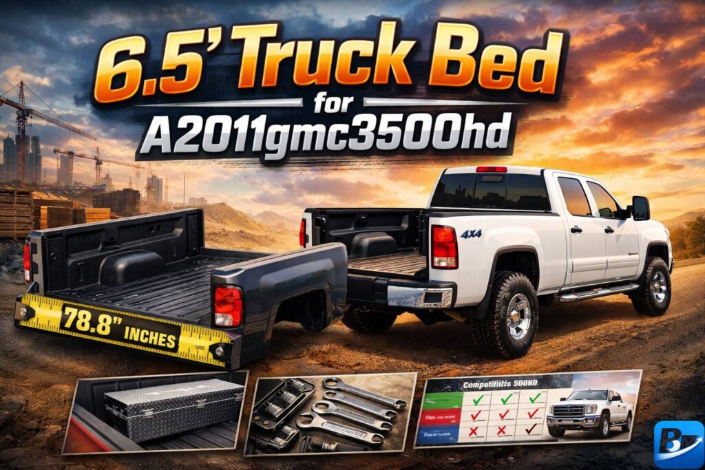 6.5’ Truck Bed for A2011gmc3500hd