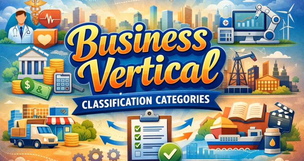 Business Vertical Classification Categories