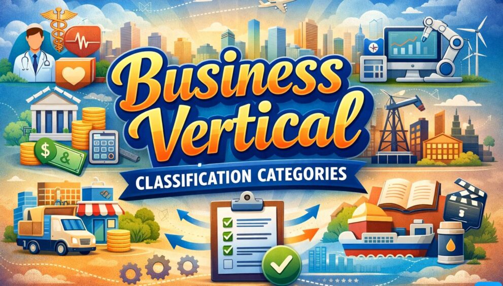 Business Vertical Classification Categories