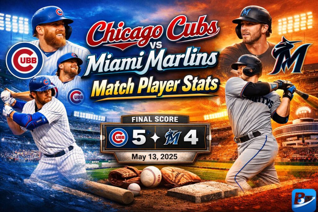 Chicago Cubs vs Miami Marlins Match Player Stats