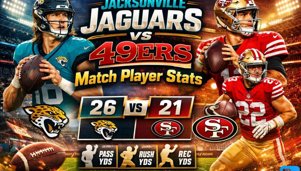 Jacksonville Jaguars vs 49ERS Match Player Stats