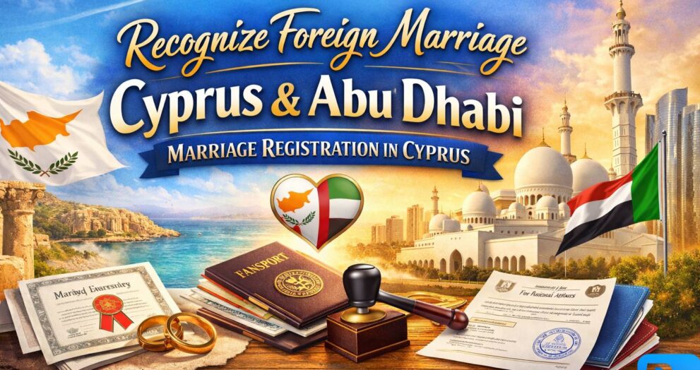 Recognize Foreign Marriage Cyprus Abu Dhabi Marriage Registration Cyprus
