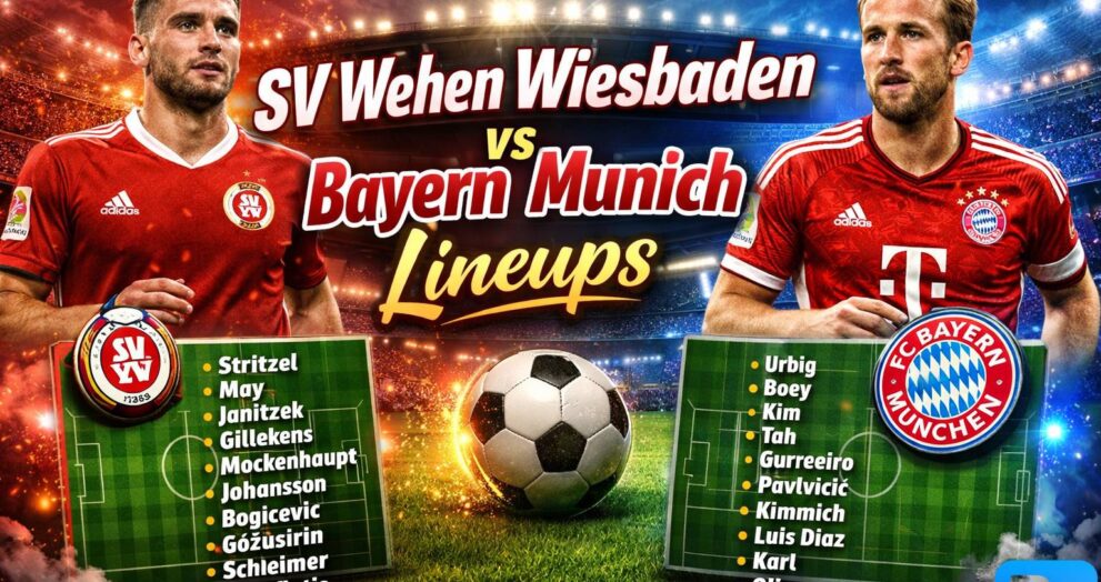 SV Wehen Wiesbaden vs Bayern Munich Lineups