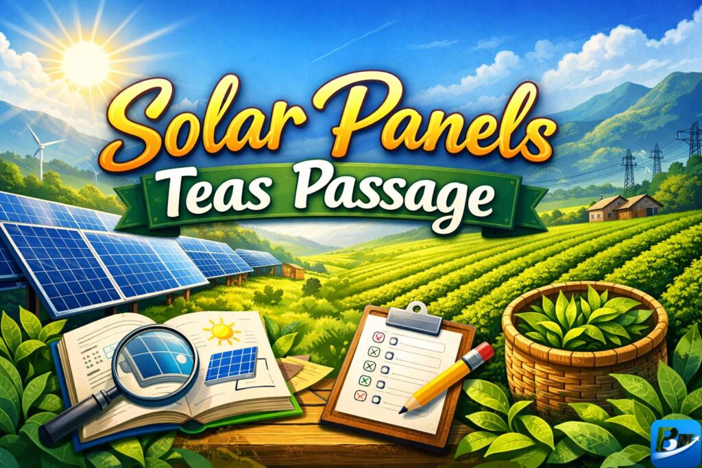 Solar Panels Teas Passage