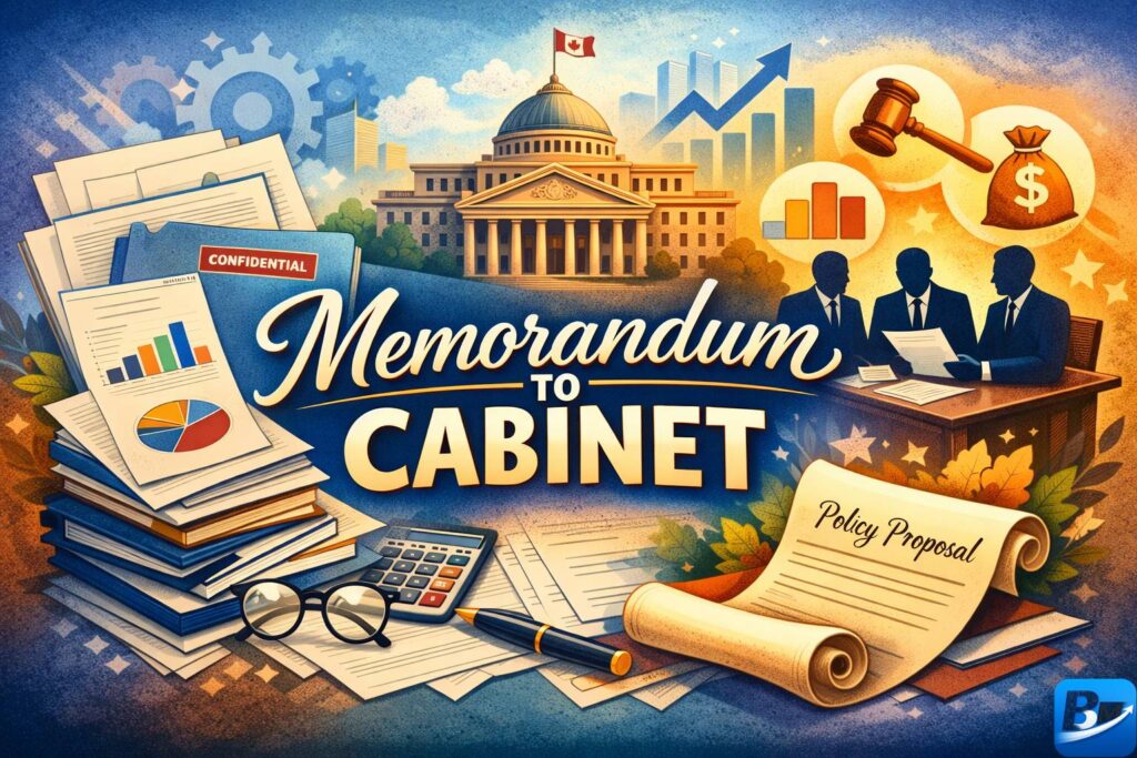 Memorandum to Cabinet